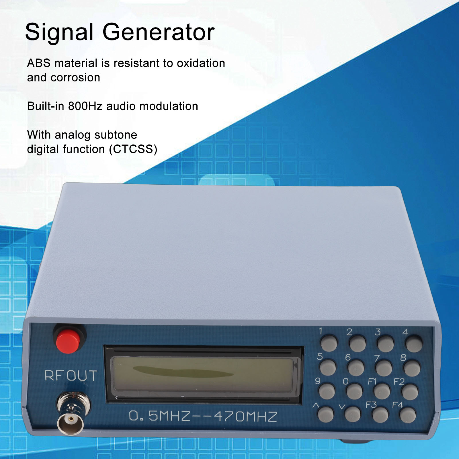 Генератор функциональных сигна – обзор и цена Rf Signal Generator 0.5Mhz To 470Mhz