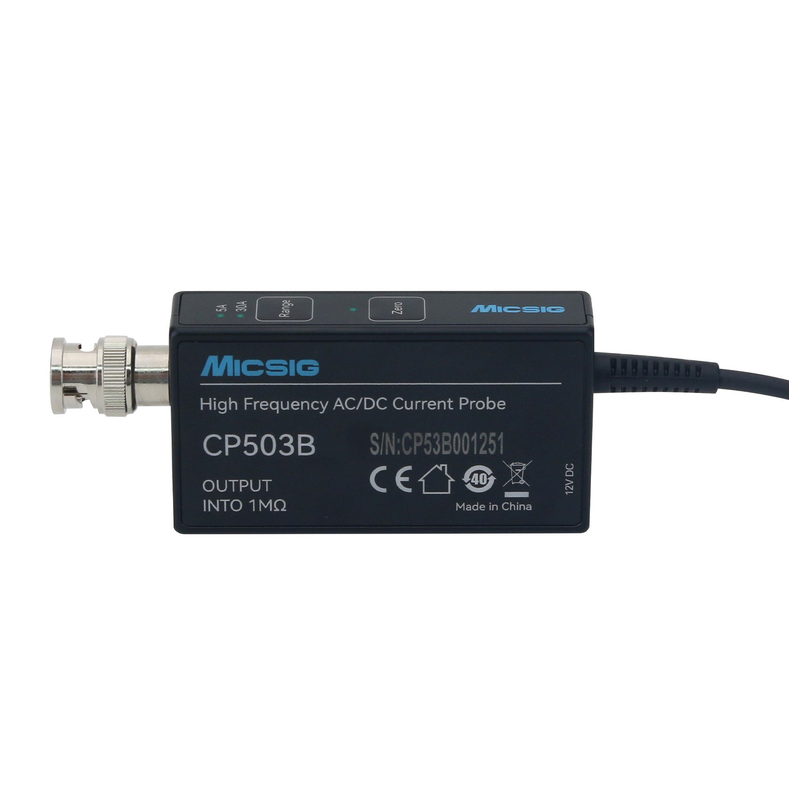 Micsig CP503B 50 МГц 5А/30А дв – обзор и цена Current Probe Ac Dc 50Mhz Oscilloscope